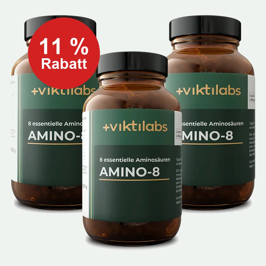 3 Gläser Amino-8