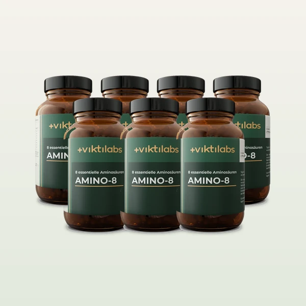 6 Gläser + 1 gratis Amino 8