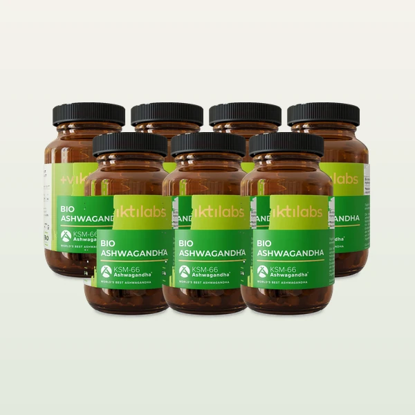 6 Gläser + 1 gratis Bio Ashwagandha