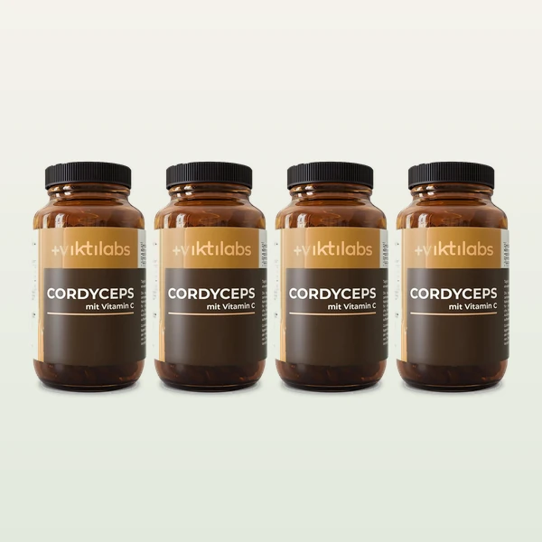 3 Gläser + 1 gratis Premium Cordyceps