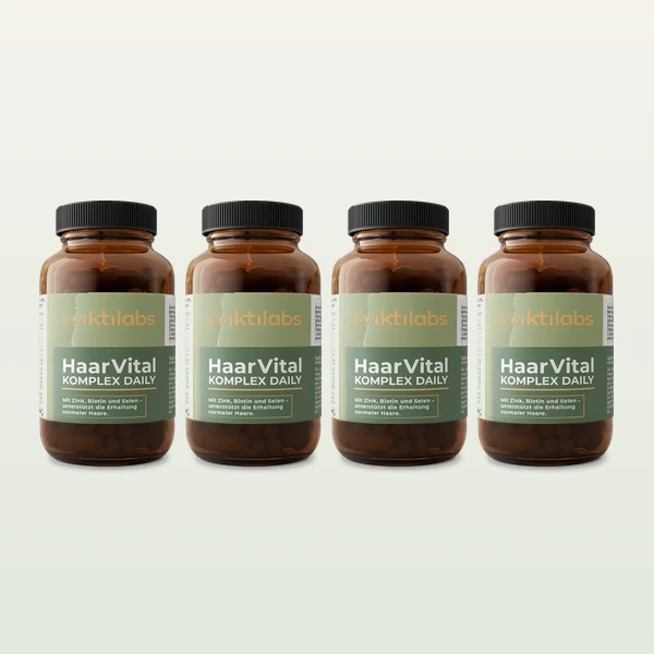 3 Gläser + 1 gratis HaarVital Komplex Daily