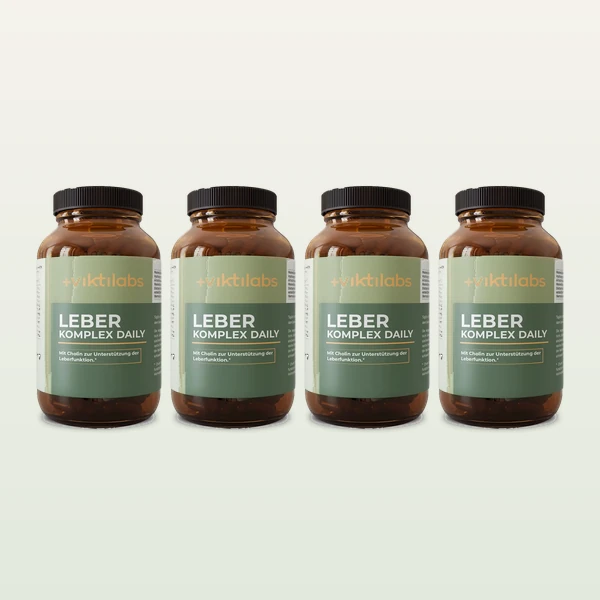 3 Gläser + 1 gratis Leber Komplex Daily