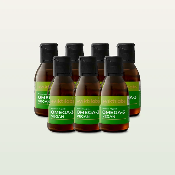 6 Flaschen + 1 gratis Omega-3 Vegan